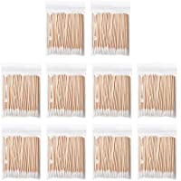 Los mejores  - Timagebreze Palitos de Madera de Hisopos de AlgodóN de 1000 Unidades- Aplicador con Punta de AlgodóN- Suministros…